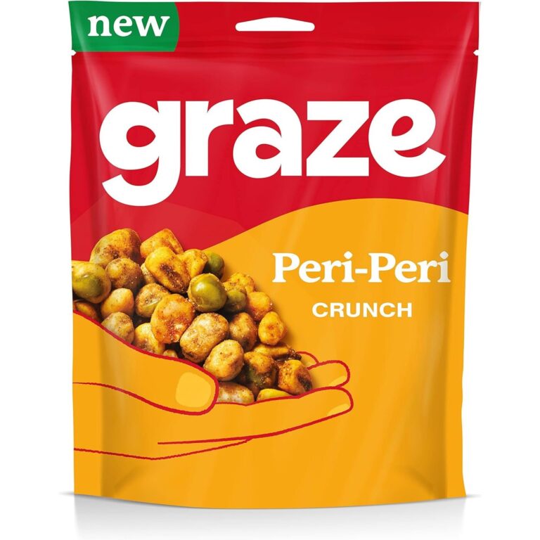 Graze - Peri Peri Crunch Mixed Sharing Snacks, Vegan Friendly 100G