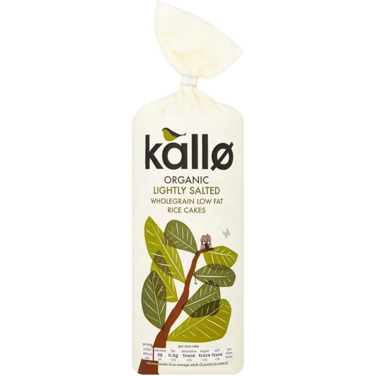 KALLO L/SALTED RICE CAKES130G