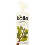KALLO L/SALTED RICE CAKES130G