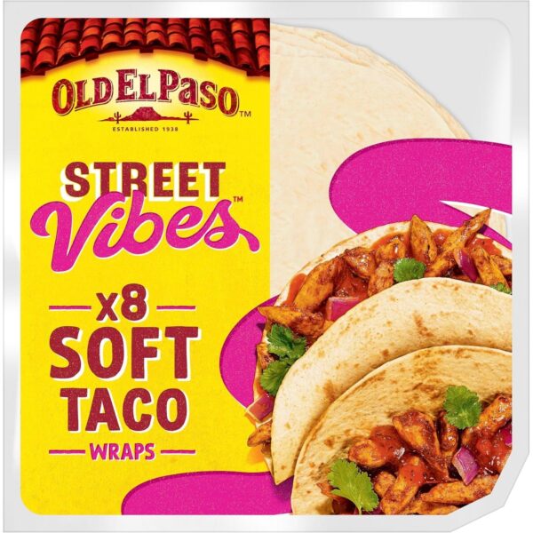 Old El Paso Soft Taco 220G (8 Pack)