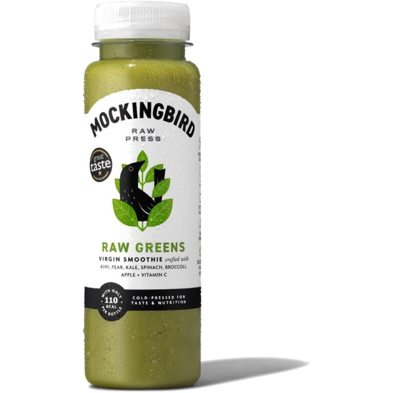 Mockingbird Raw Greens Cold Pressed Smoothie, 250Ml