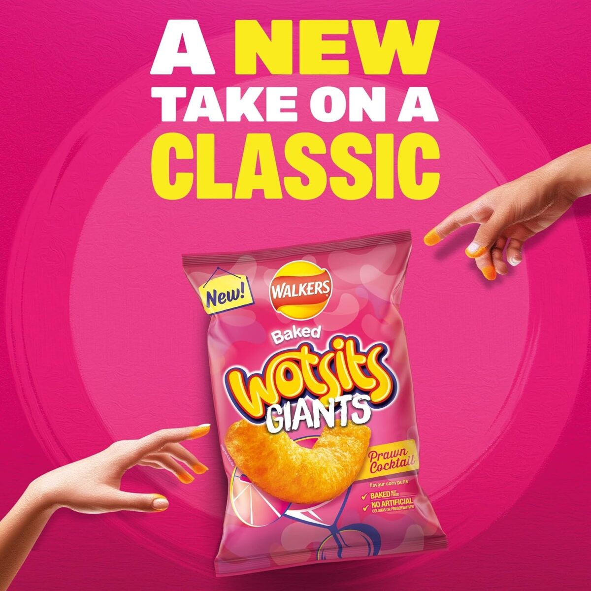 Wotsits Giants Prawn 105G