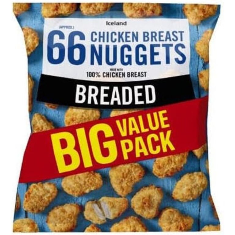Iceland 66 (Approx.) Breaded Chicken Breast Nuggets 924G (Frozen)