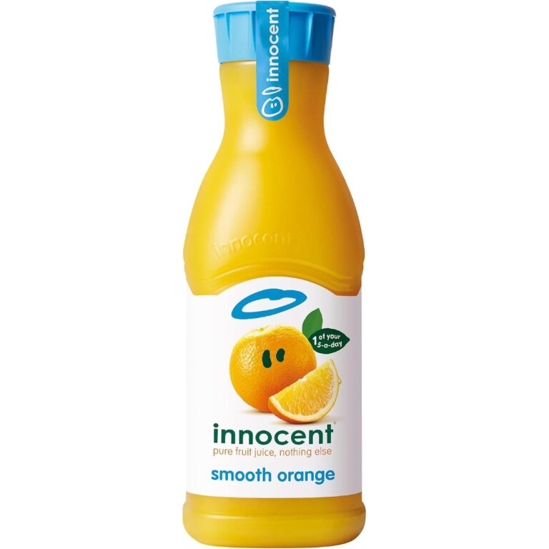 Innocent Pure Orange Juice Smooth 900Ml