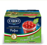 CIRIO Polpa Chopped Tomatoes, Italian, Canned, Tinned 4 X 400G