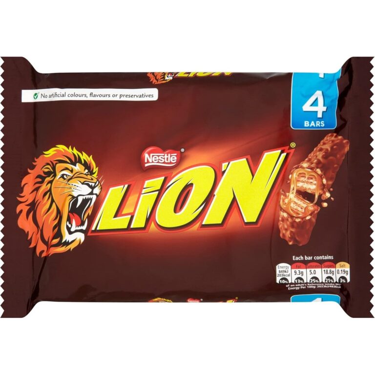Lion Milk Chocolate Bar Multipack, 4 X 42 G