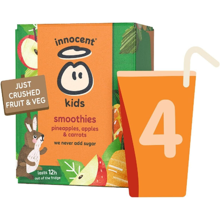 Innocent Kids Smoothies Cherries, Strawberries & Apples 4X150Ml