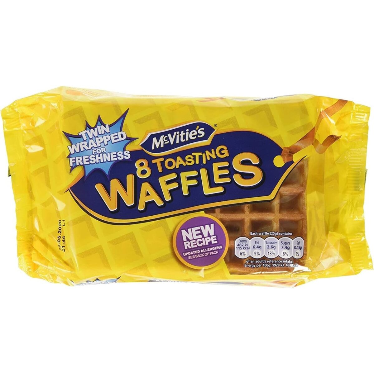 Mcvities Toasting Waffles 8 Pack