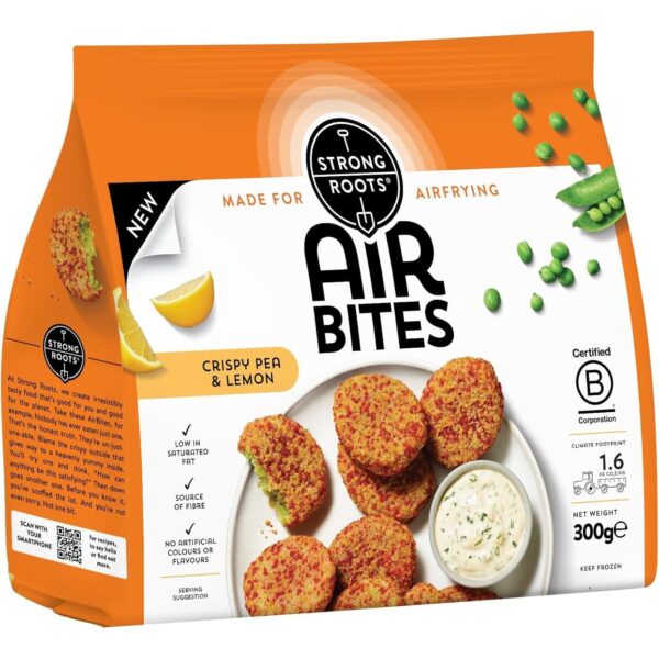 Strong Roots Air Bites Crispy Pea and Lemon (300G)