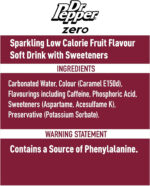 Dr Pepper Zero 2 Litre