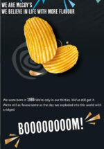 Mccoy'S Flame Grilled Steak Crisps 25G (Pack of 6) - Fully Loaded with Flavour, Iconic Ridged Crisp, Unmistakable Crunch