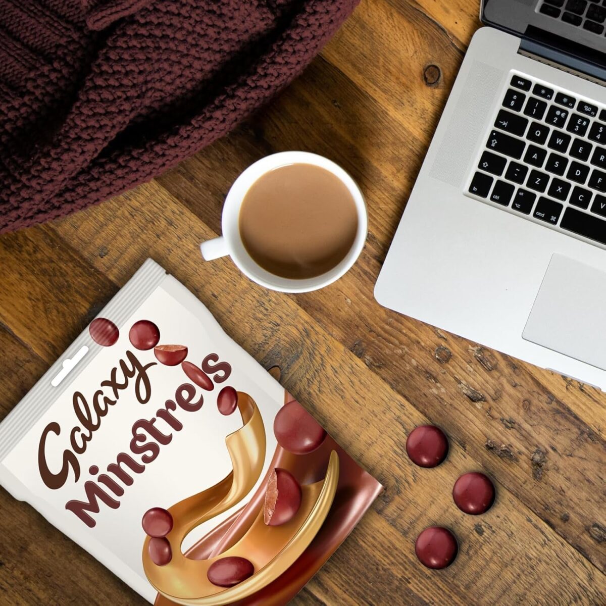 Galaxy Minstrels Milk Chocolate Pouch Bag 125G