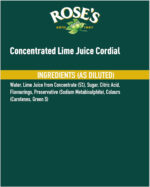 Rose'S Lime Juice Cordial 1 Litre