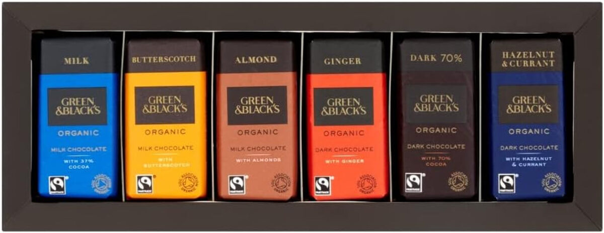 Green & Black'S Organic Classic Milk & Dark Miniature Chocolategift Collection, 180 G