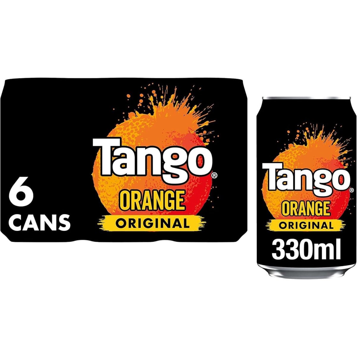 Tango Orange Cans, 6 X 330Ml