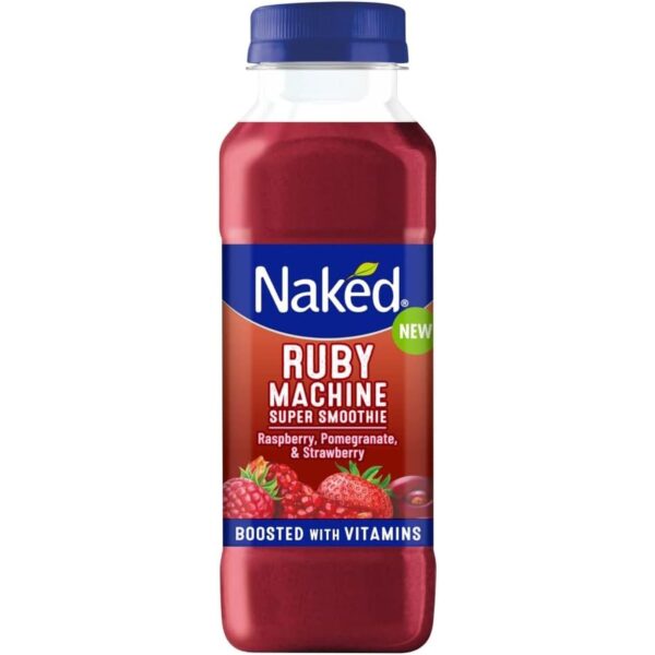 Naked Ruby Machine Super Smoothie Raspberry, Pomegranate, & Strawberry 300Ml