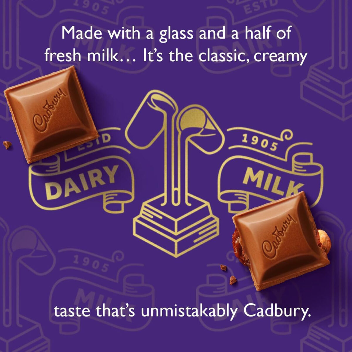 Cadbury Dairy Milk Mini Snowballs Chocolate Bar, 110G