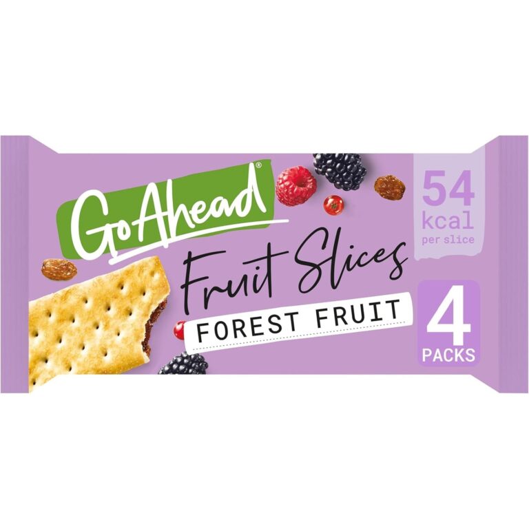 Go Ahead Forest Fruit Crispy Fruit Slice 4 Snack Bars, 174 G (Pack of 1)