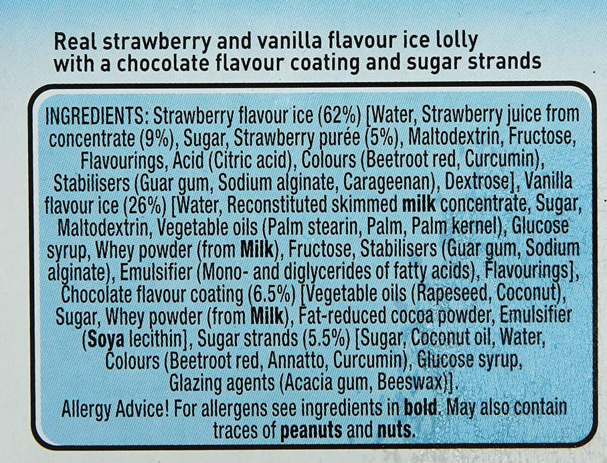 Nestlé Fab Ice Cream Strawberry, 6 X 58Ml (Frozen)