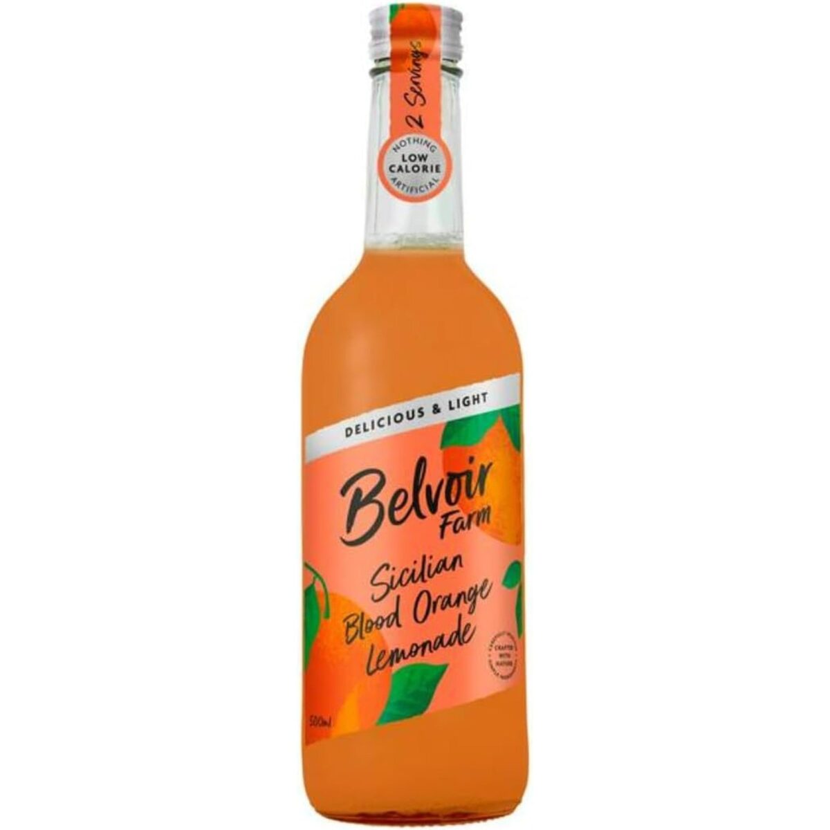 Belvoir Light Blood Orange Lemonade, 500Ml