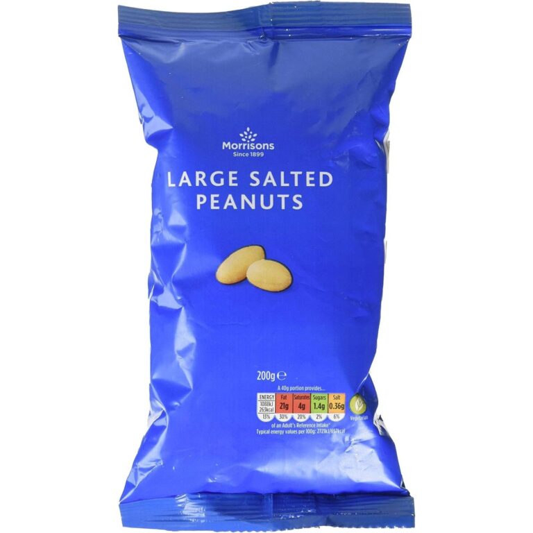 Morrisons Large Salted Peanuts, 200 G