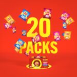 Walkers Meaty Variety Multipack Crisps Box 20X25 G (Packaging May Vary)