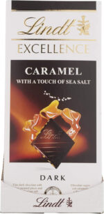 Lindt Excellence Caramel with a Touch of Sea Salt Dark, 100G