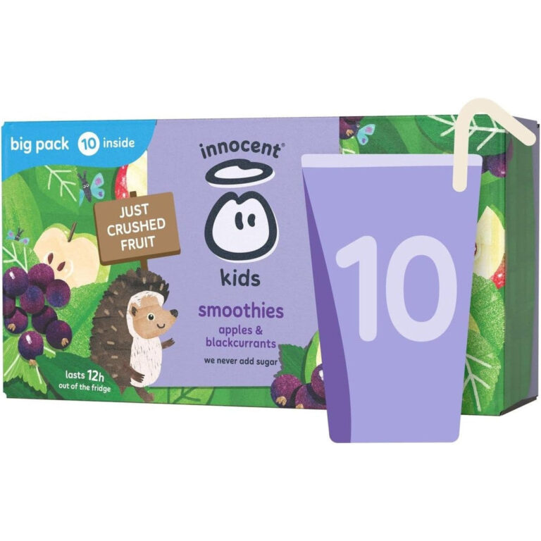 Innocent Kids Smoothies Apples & Blackcurrants 10X150Ml