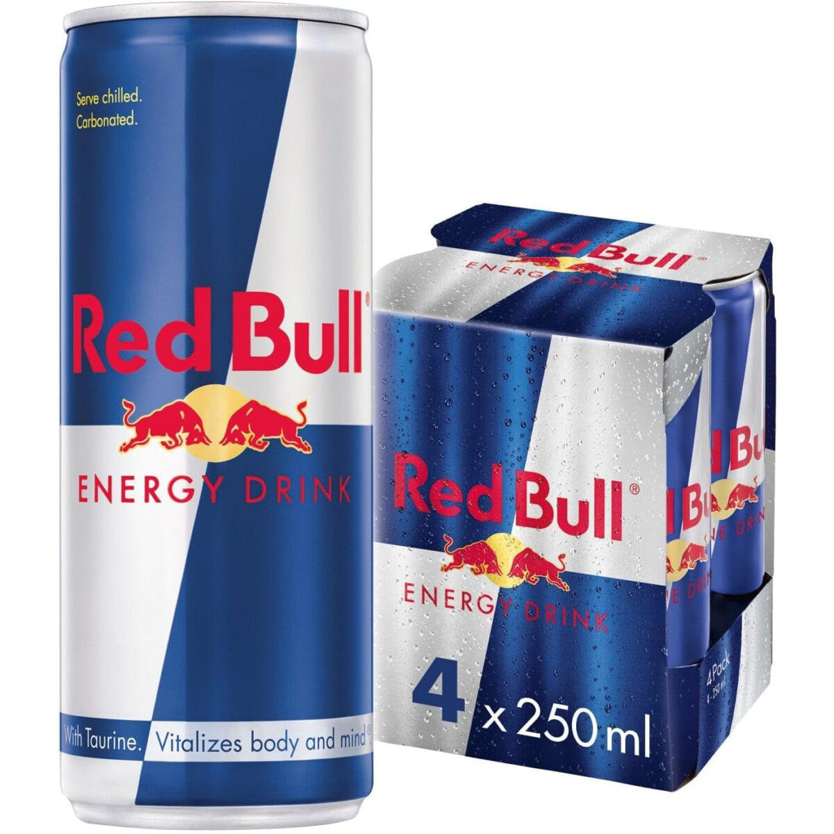 Red Bull Energy Drink 250 Ml X4