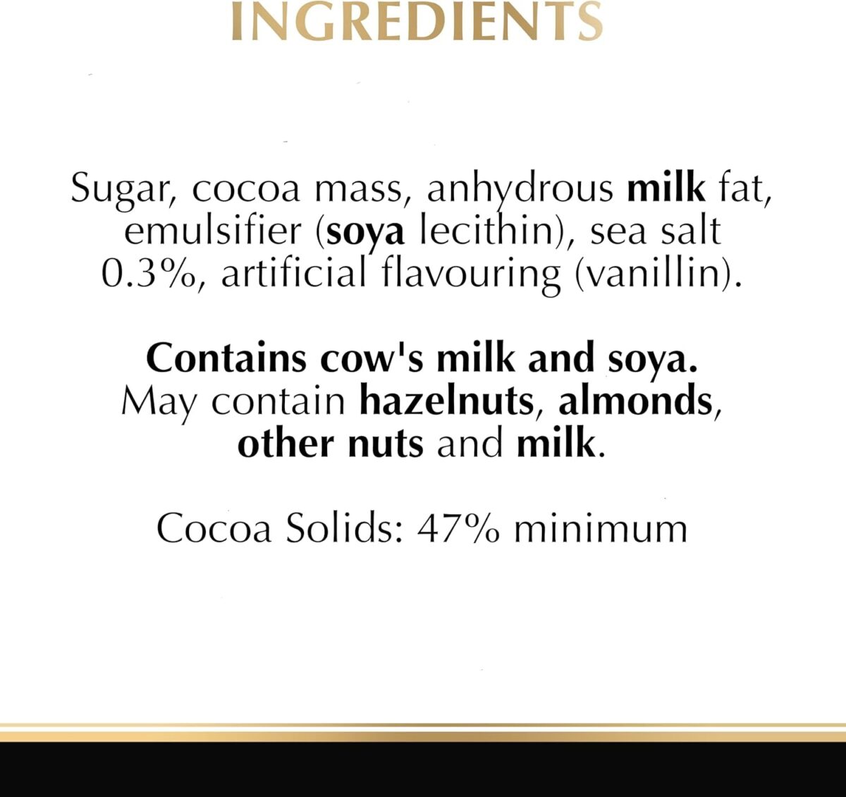 Lindt Bar Ex Sea Salt