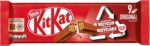 Kitkat 2 Finger Milk Chocolate Biscuit Bar, Pack of 9