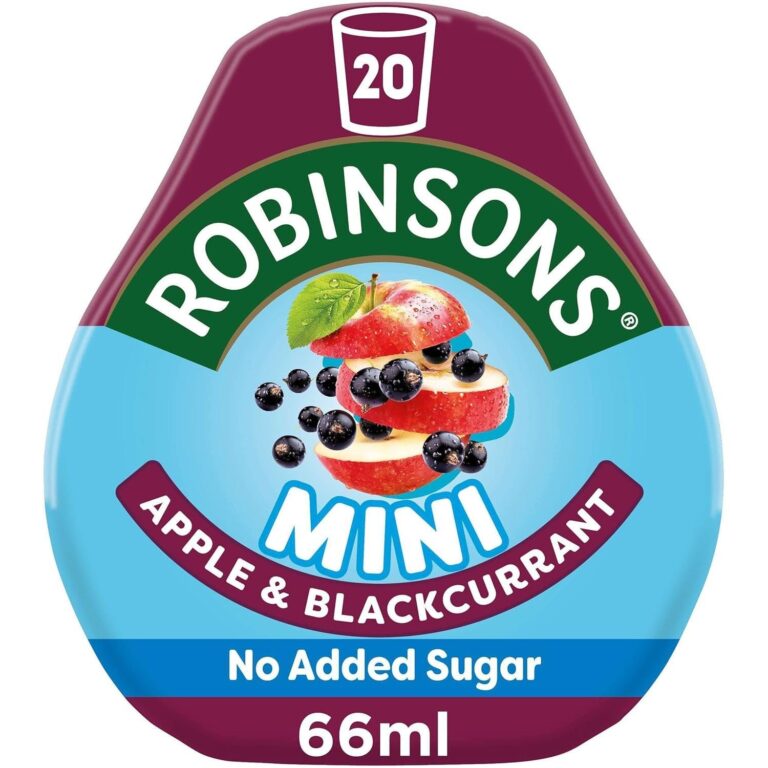Robinsons Mini Apple & Blackcurrant On-The-Go Squash 66Ml
