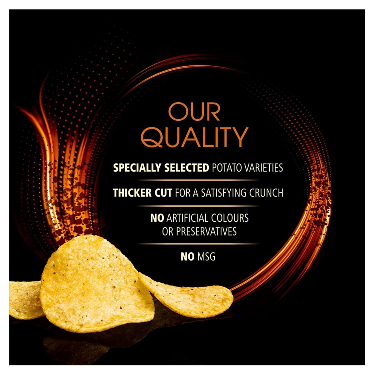 Sensations Roast Chicken and Thyme Thick Cut Premium Potato Crisps, Sharing Bag,150 G (Pack of 1)
