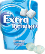 Wrigley'S Extra Refreshers Sugarfree Chewing Gum, Peppermint Flavour Bottle, 1 X 30 Pack