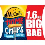 Mccain Home Chips Crinkle Cut, 1.6Kg (Frozen)