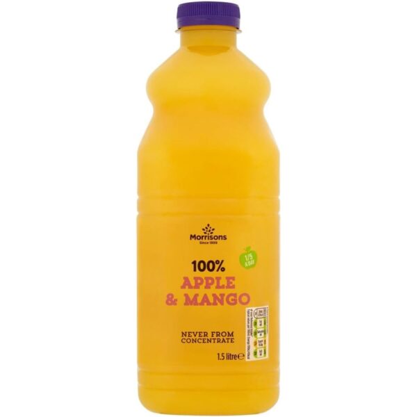 Morrisons 100% Fruit Apple & Mango Juice 1.5 Litre