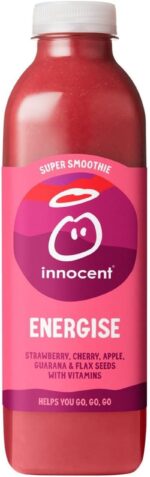 Innocent Energise Strawberry & Cherry Super Smoothie with Vitamins 750Ml