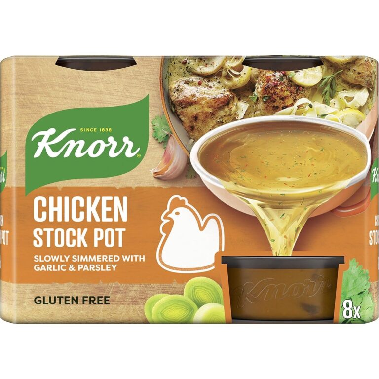 Knorr Chicken Stock Pots Gluten-Free to Add a Rich Chicken Flavour to Your Dishes 8X 28 G