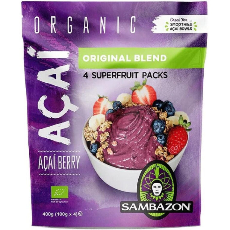 Sambazon Acai Unsweetened Superfruit Pack, 400G (Frozen)