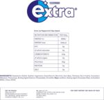 Extra Ice Peppermint Sugar Free Chewing Gum, 5 X 10 Pieces