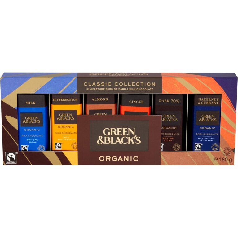 Green & Black'S Organic Classic Milk & Dark Miniature Chocolategift Collection, 180 G