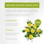 Mr Organic - Sicilian Lemon Juice - 100% Pure and Organic Juice, 250Ml Bottle - Perfect for Cooking, Baking, and Adding Zesty Flavour to Your Recipes