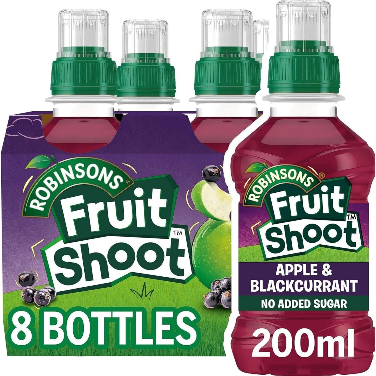 Robinsons Fruit Shoot Apple & Blackcurrant, 8X200Ml