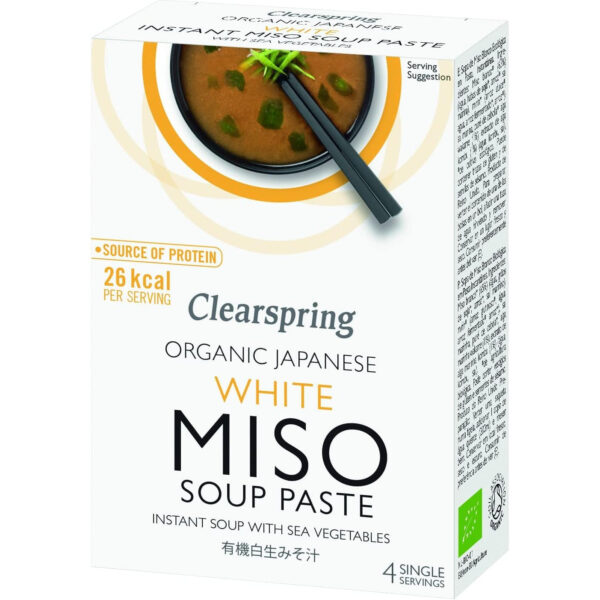 Clearspring Organic White Instant Miso Soup Paste, 60G