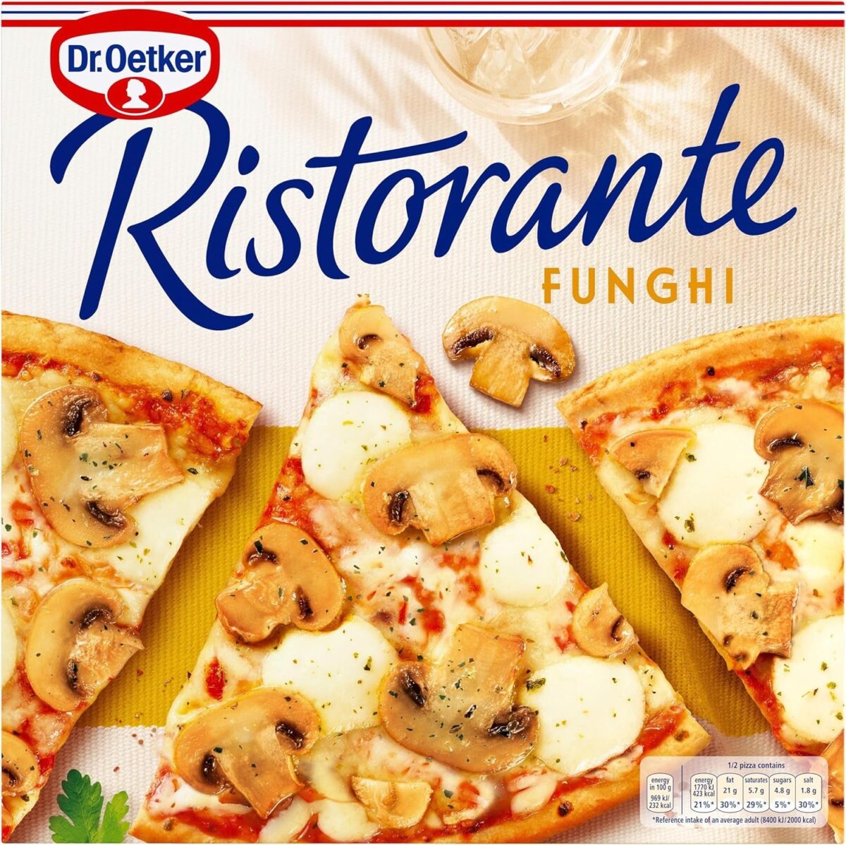 Dr. Oetker Ristorante Mushroom Pizza, 365 G (Frozen) - Packaging May Vary