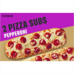 Iceland 2 Pizza Subs Pepperoni 264G (Frozen)