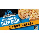 Chicago Town 2 Deep Dish 2 Four Cheese Mini Pizzas (Frozen), 2 × 148G
