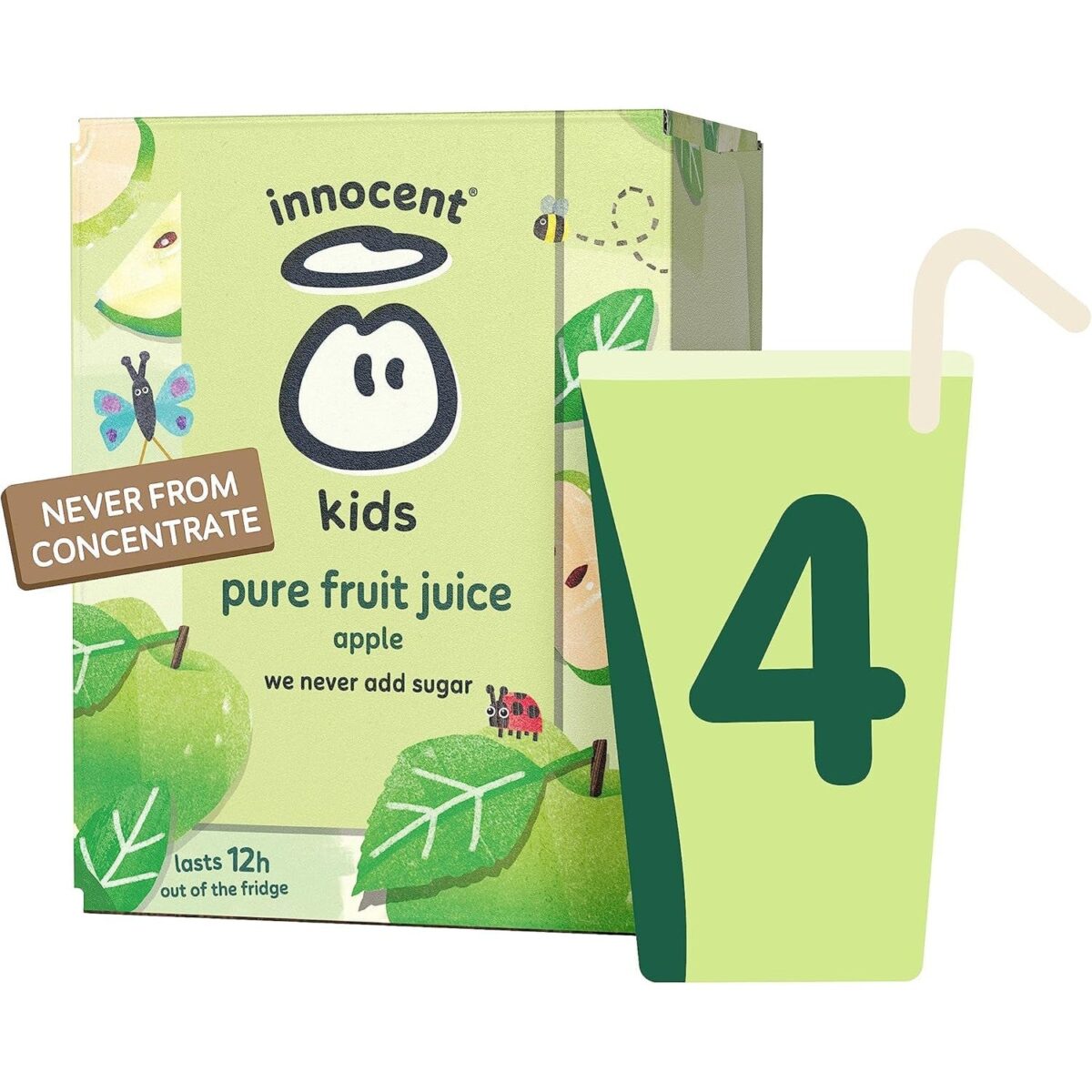 Innocent Kids Pure Apple Juice 4X150Ml
