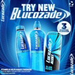 Lucozade Sport Body Fuel - Blue Force 4X500Ml | Isotonic Sports Drink, with Electrolytes and Vitamin B3 | Still | Bursting with Flavour