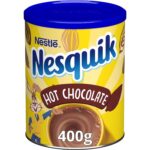 Nesquik Hot Chocolate Drink Mix Powder, 400 G Tin (Pack of 1)
